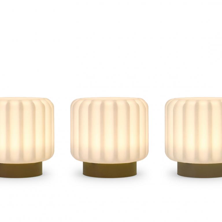 Atelier Pierre Dentelles 9 - set van 3 draadloze lampen - Oosterlinck