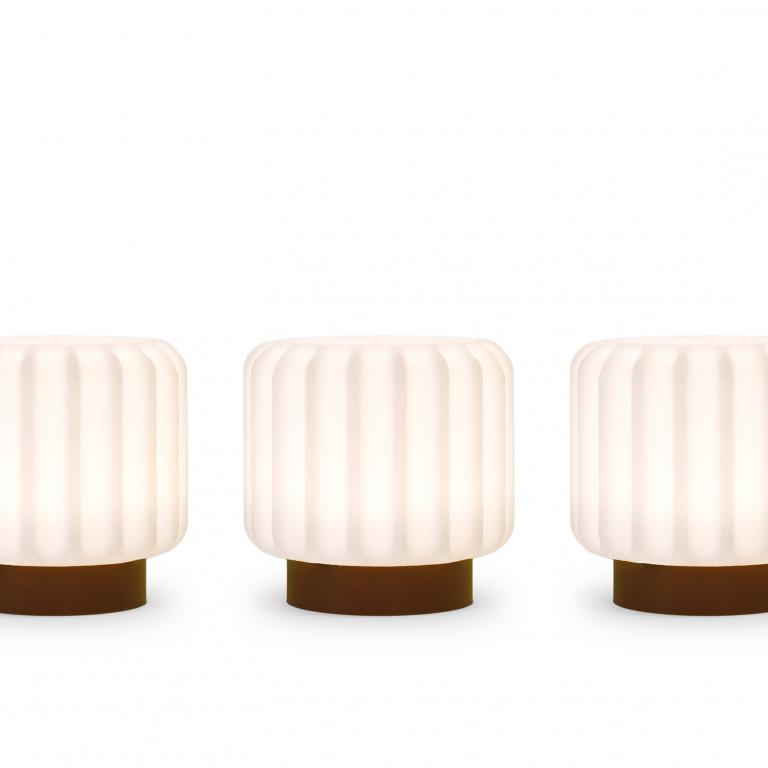 Atelier Pierre Dentelles 9 - set van 3 draadloze lampen - Oosterlinck