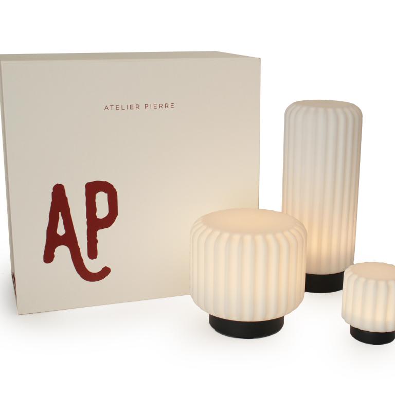 Atelier Pierre Gifbox draadloze lampen zwart