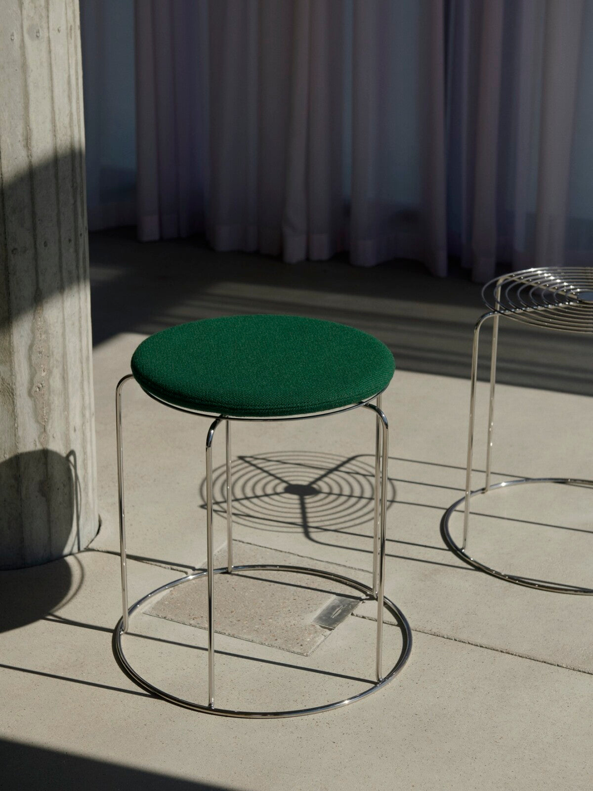 &Tradition Wire Stool Verner Panton seat pads