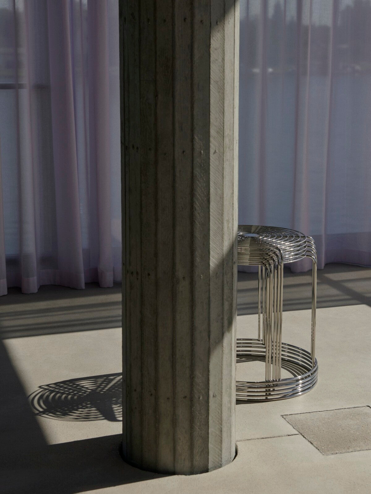 &Tradition Wire Stool Verner Panton