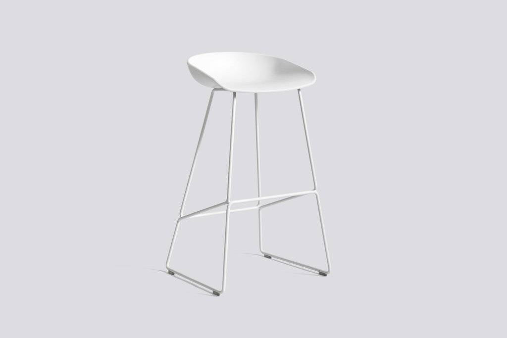 HAY AAS38 Barkrukken Low Wit - 1 set van 2 /-30%