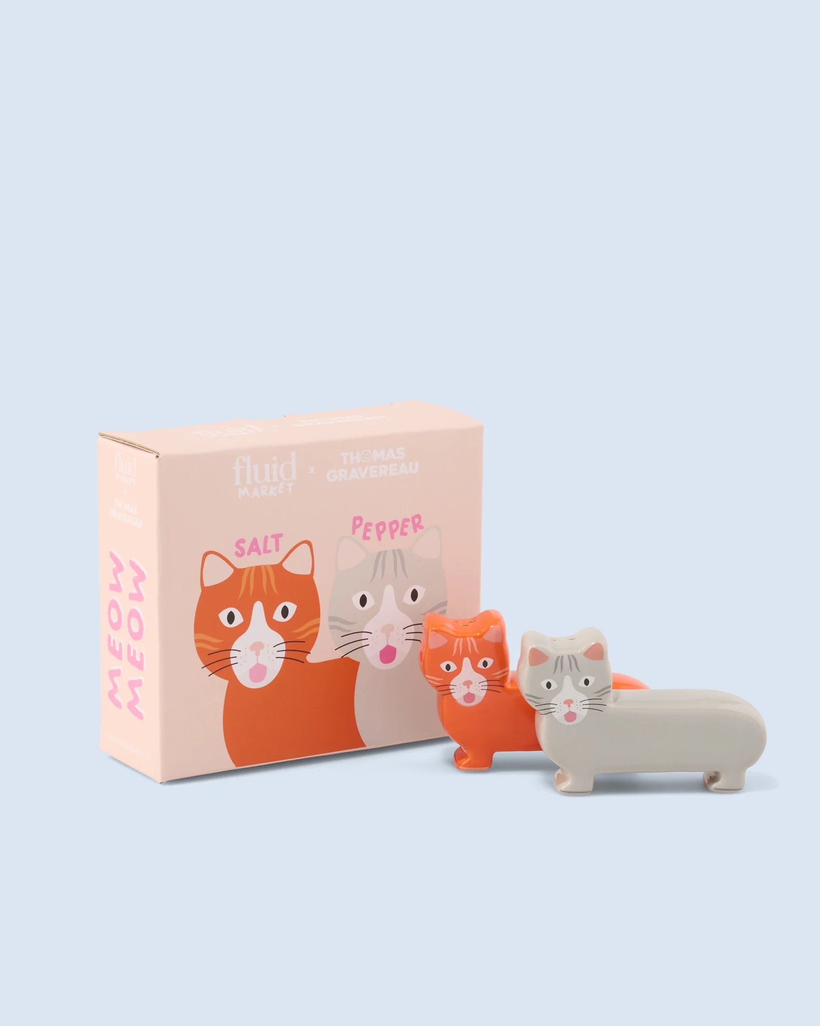 Fluid Market Cat peper- en zoutvatje - Oosterlinck Home