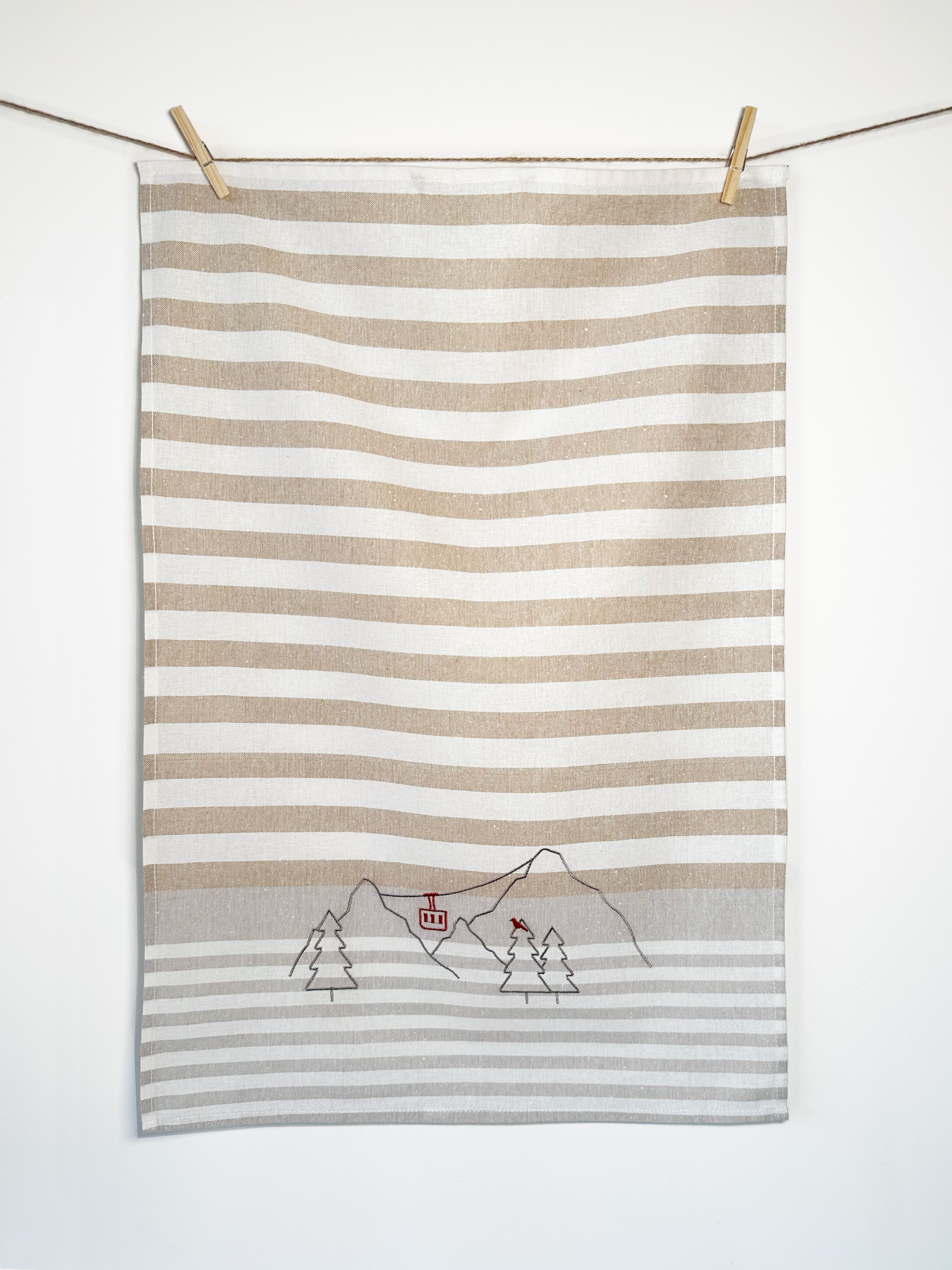 Grubentuch Keukenhanddoek Berglandschap