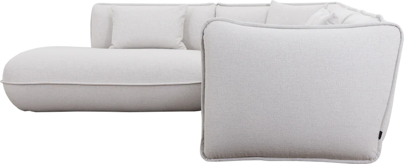 Vilmers Clover sofa 3 zit + open einde links - Beryl rainy day