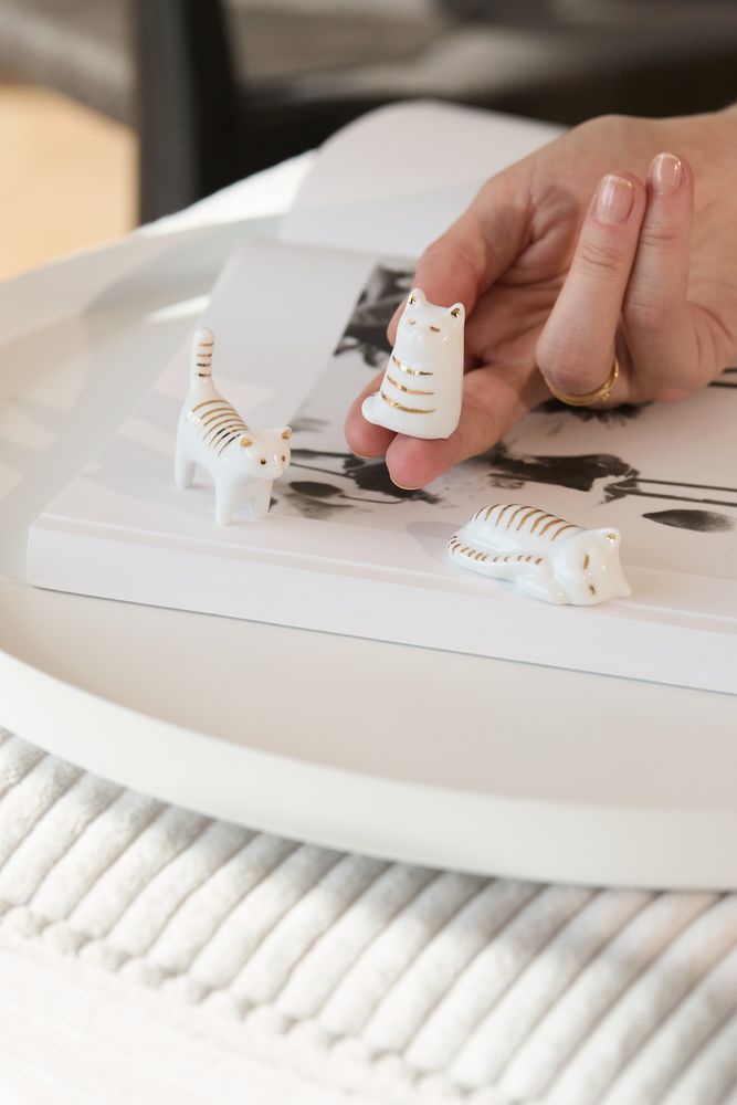 Räder Porseleinen mini-katje Fellow creatures - Oosterlinck Home