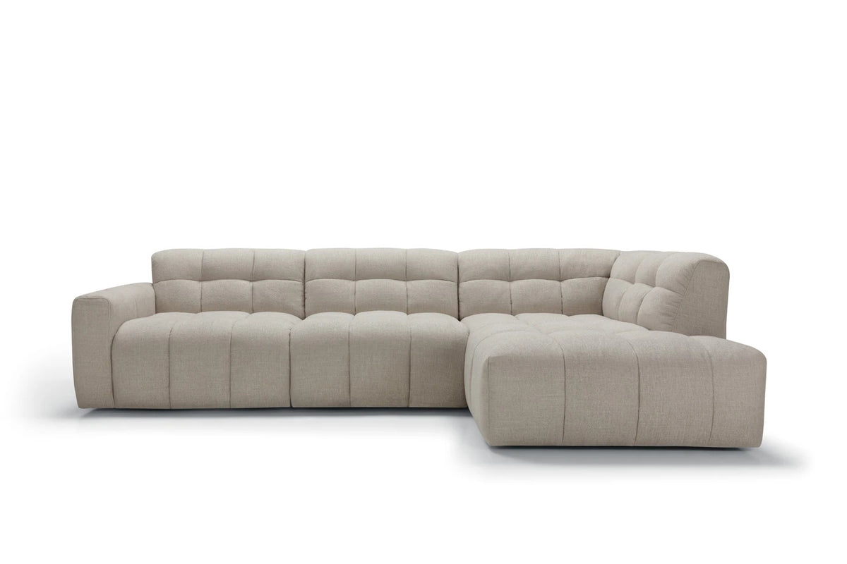 Sits Cube sofa 299*192cm met rechte arm spicy beige