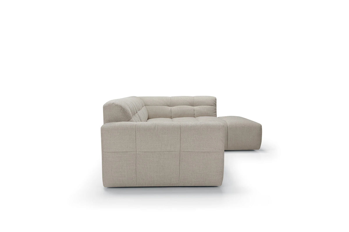 Sits Cube sofa 299*192cm met rechte arm spicy beige