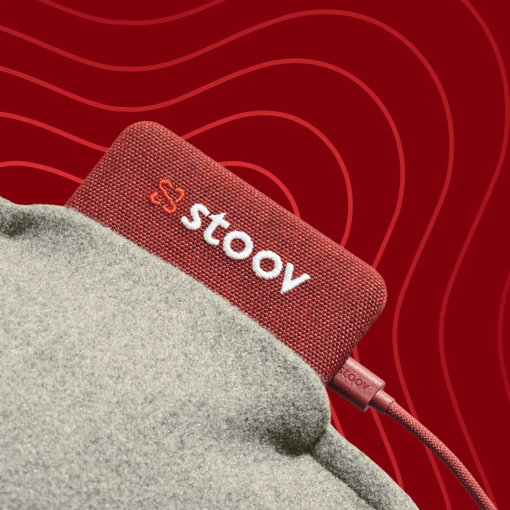 Stoov Homey Flex oplaadbaar warmtekussen 25x35cm, zacht en comfortabel voor extra warmte en ontspanning.