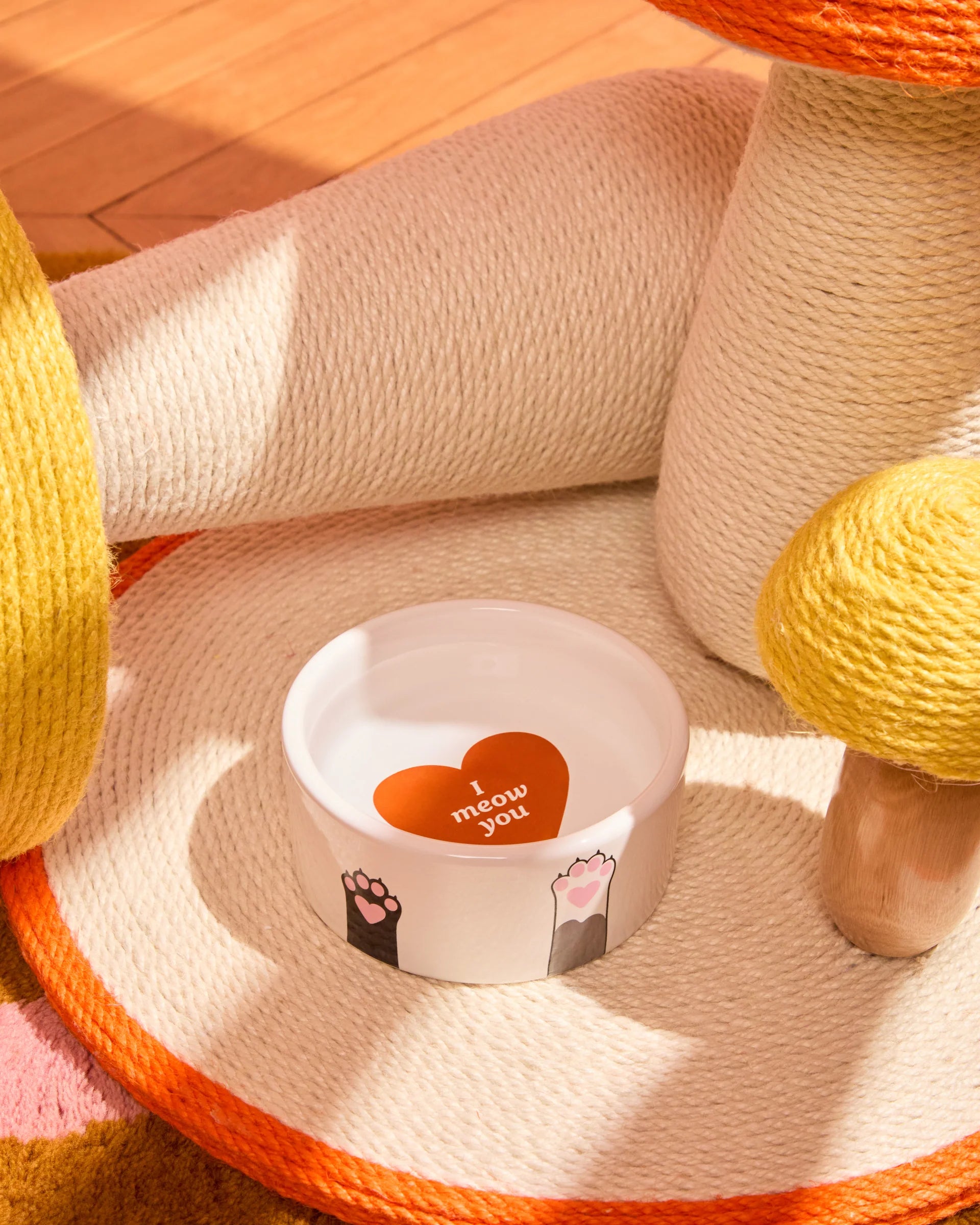 Fluid Market Cat bowl "I meow you" - Oosterlinck Home