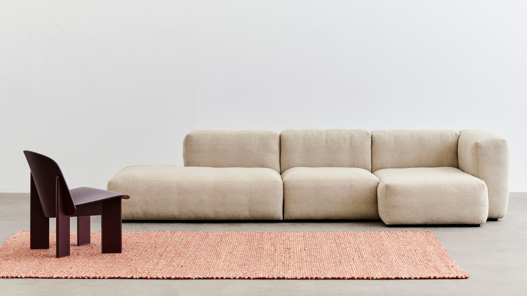 Hay - Mags Soft sofa arm hoog - 3 zit combo 3 - Oosterlinck