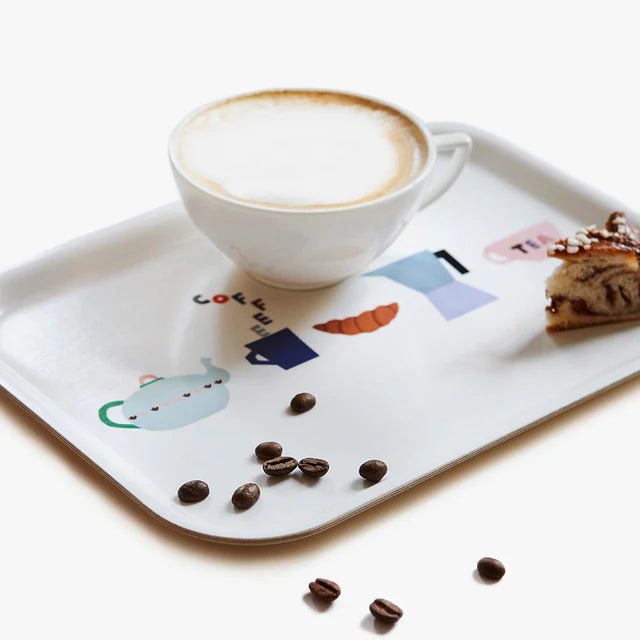 Blu Kat Serveerplateau Coffee & Tea - Oosterlinck Home