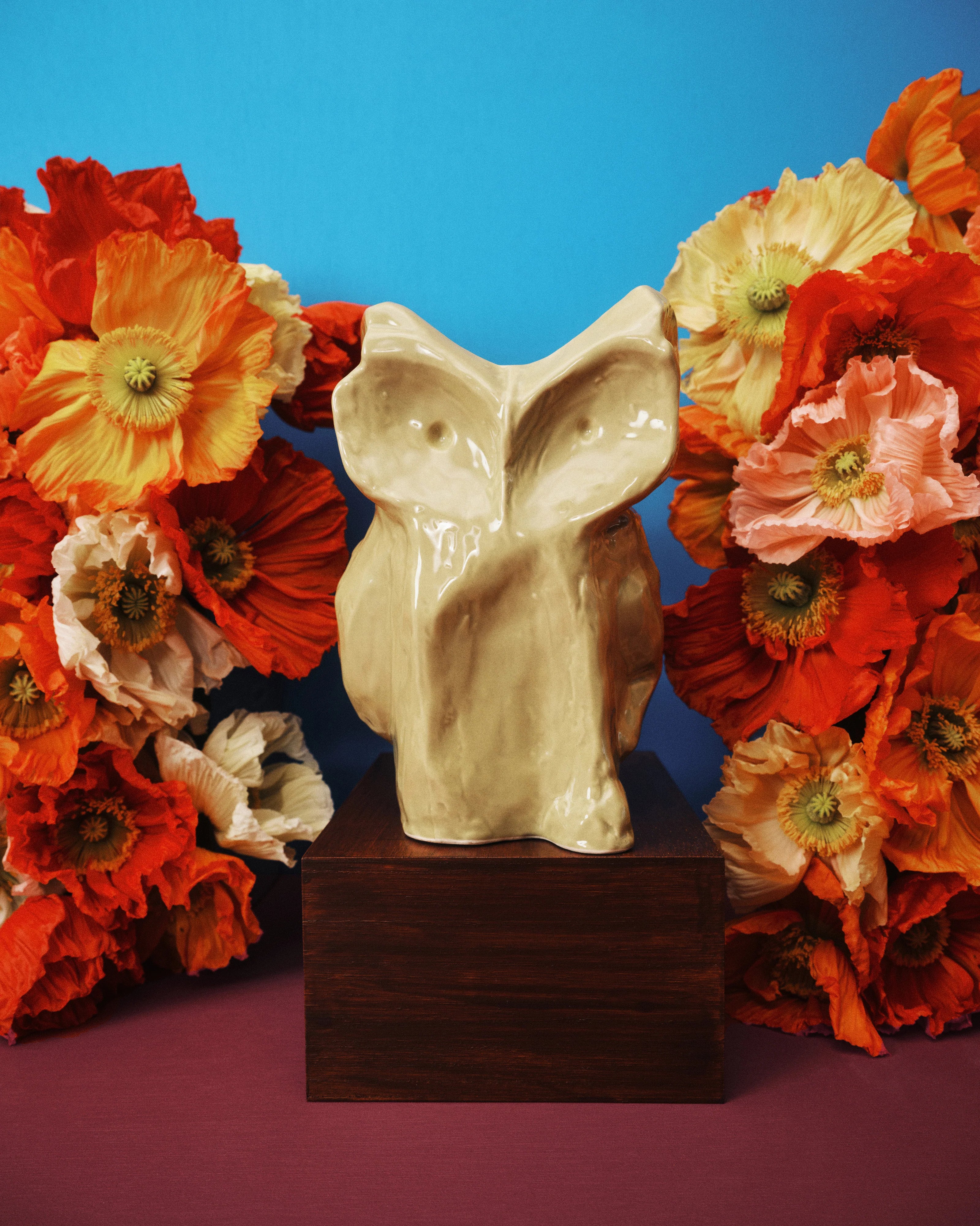 Serax Owl Vase geel - Oosterlinck Home