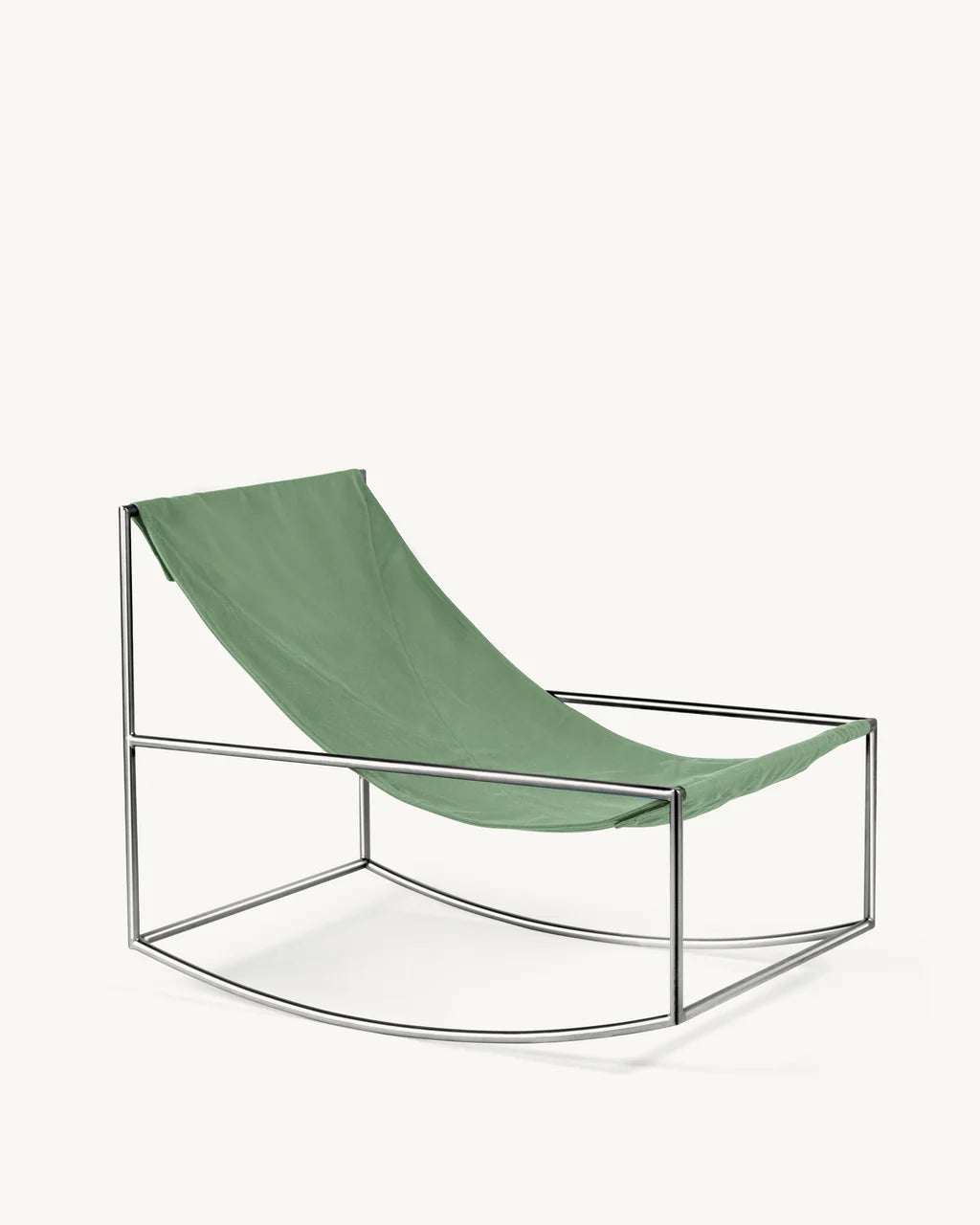 Valerie Objects Rocking chair stainless steel - Muller Van Severen