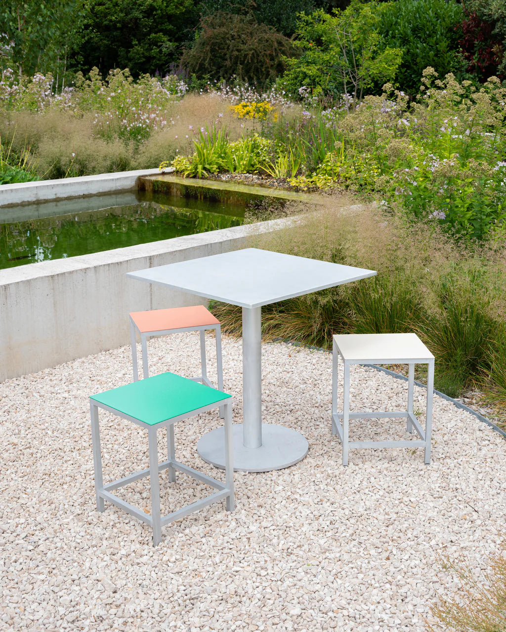 Valerie Objects Alu bar stool S - Muller Van Severen