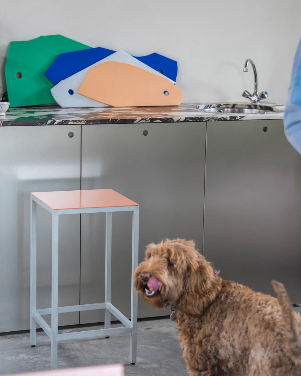Valerie Objects Alu bar stool M - Muller Van Severen