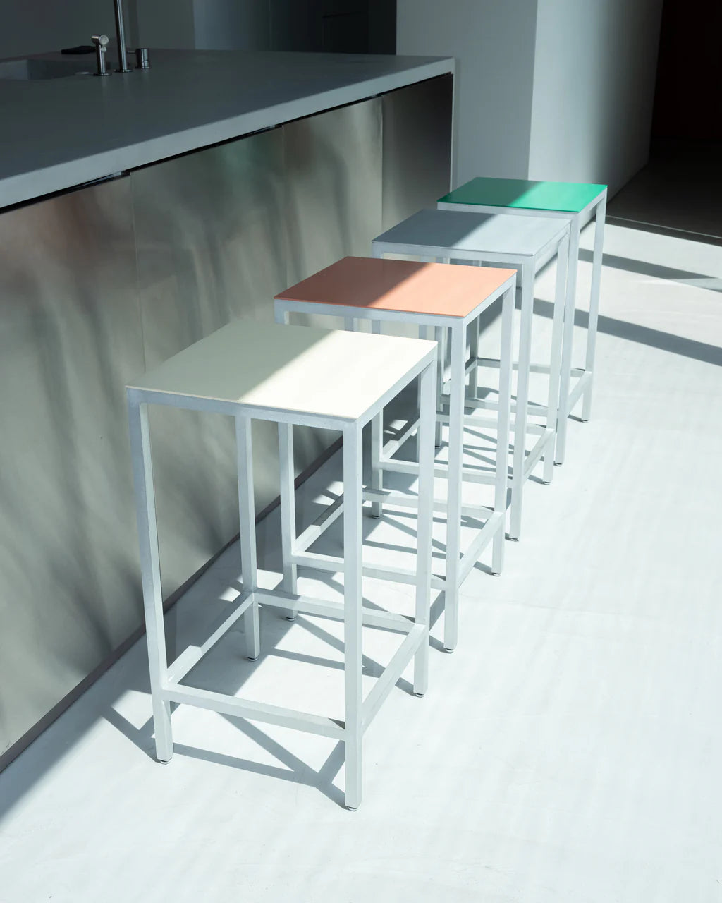 Valerie Objects Alu bar stool M - Muller Van Severen
