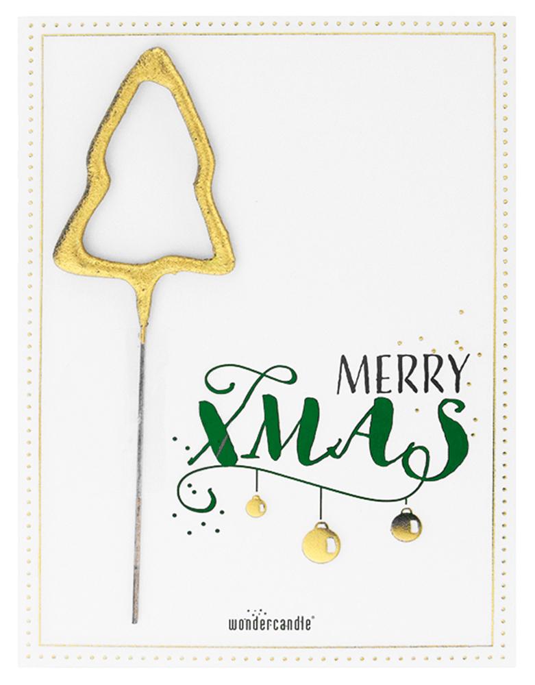 Wondercandle Sparkle Merry Xmas - Oosterlinck