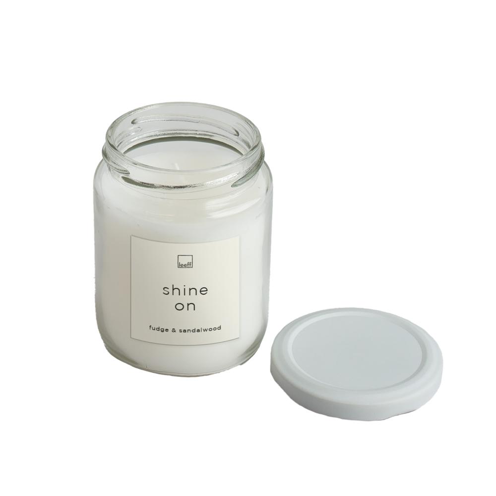 LEEFF Jar kaars large "Jij bent goud waard" of "Dank je wel" of "Shine on" - Oosterlinck