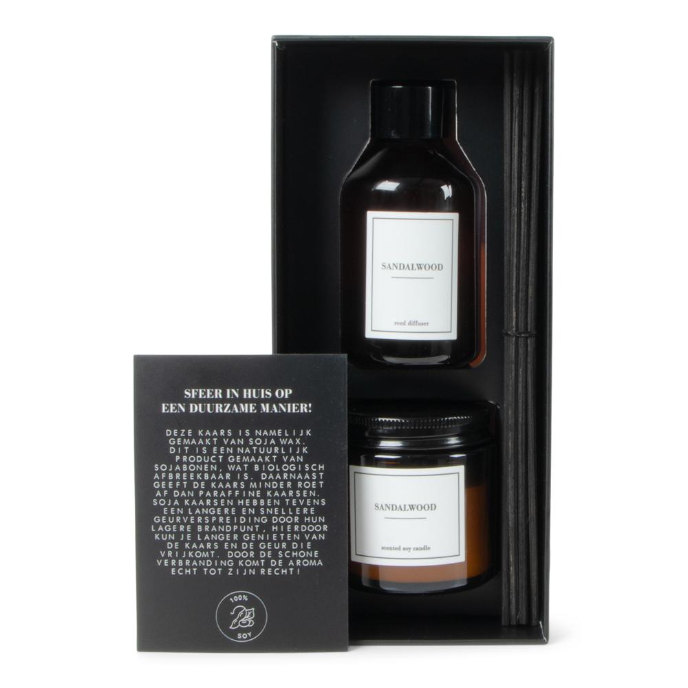Senza - Giftbox geurkaars en geurstokjes - Oosterlinck