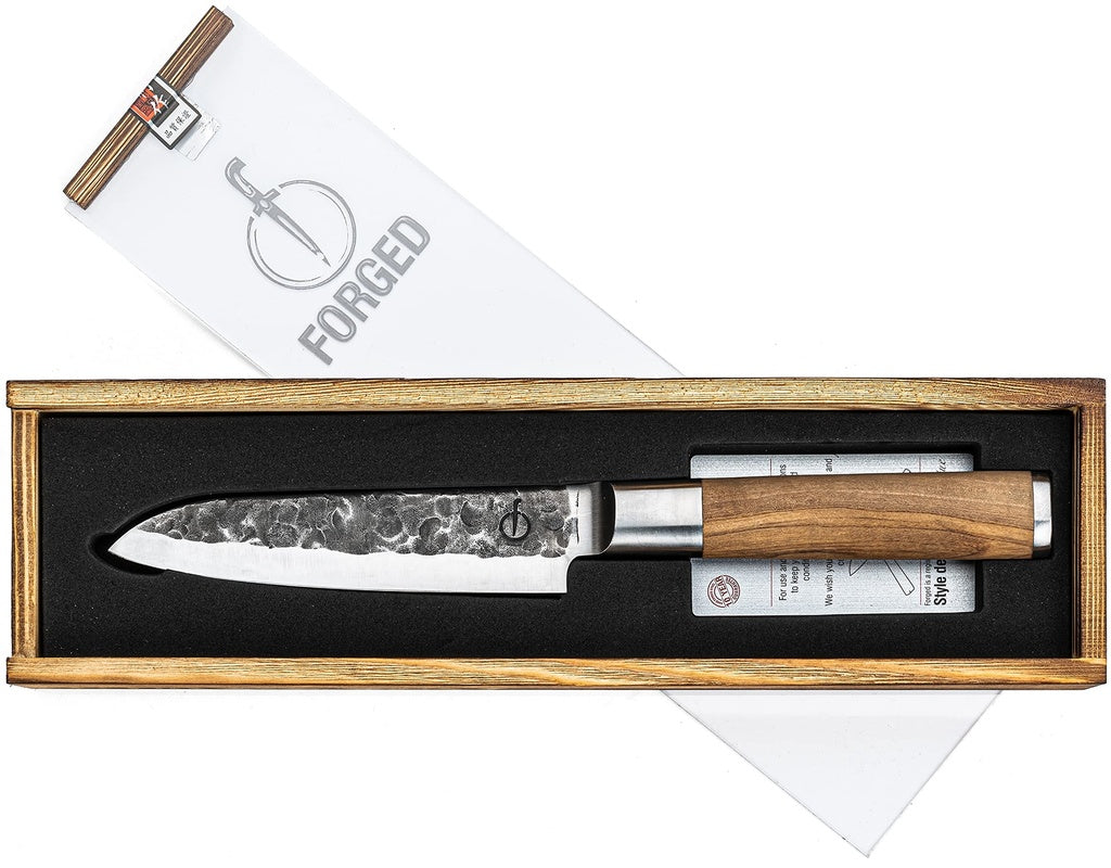 Forged olive santokumes 18cm - Oosterlinck