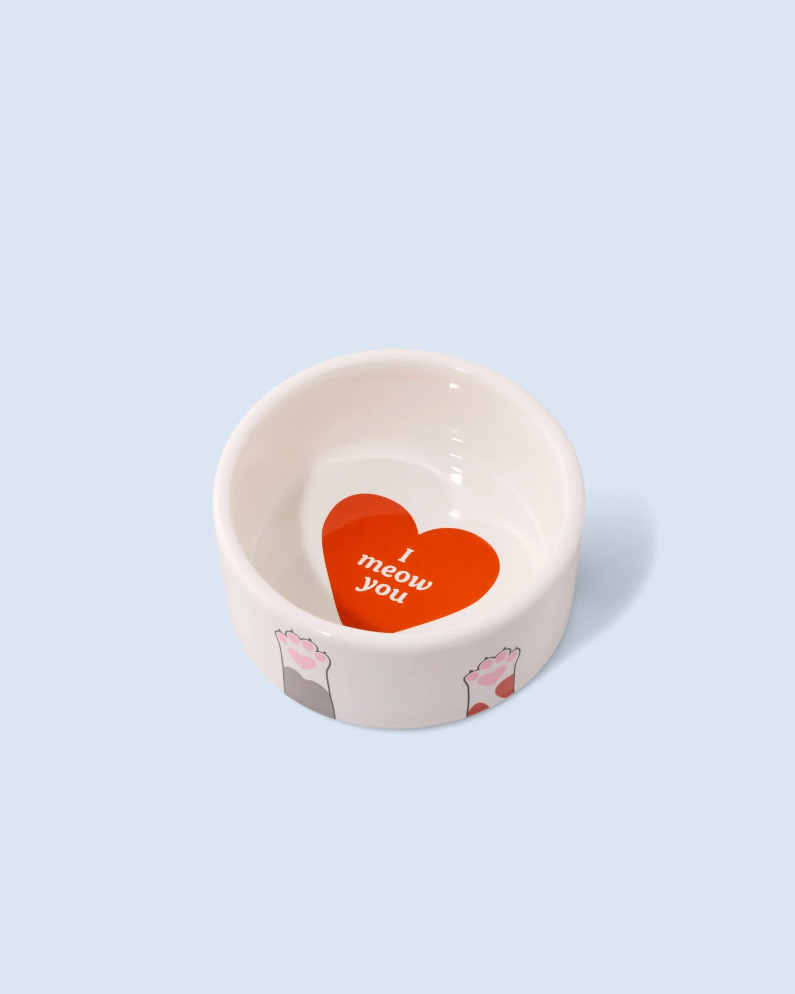 Fluid Market Cat bowl "I meow you" - Oosterlinck Home