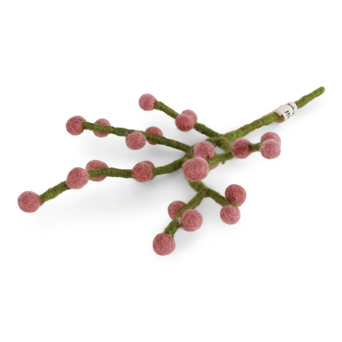 Gry & Sif Mini takjes met bessen wit / rood / dusty rouge of yellow - Oosterlinck Home