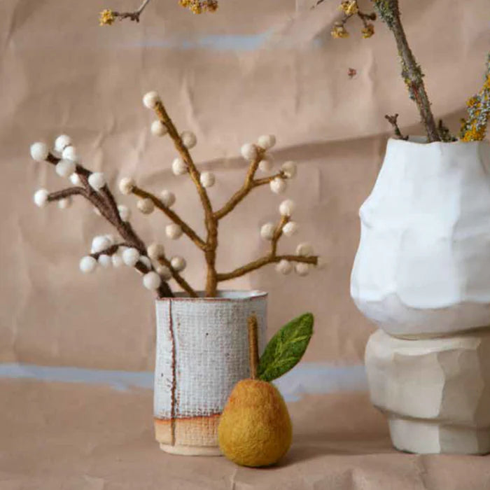 Gry & Sif Mini takjes met bessen wit / rood / dusty rouge of yellow - Oosterlinck Home
