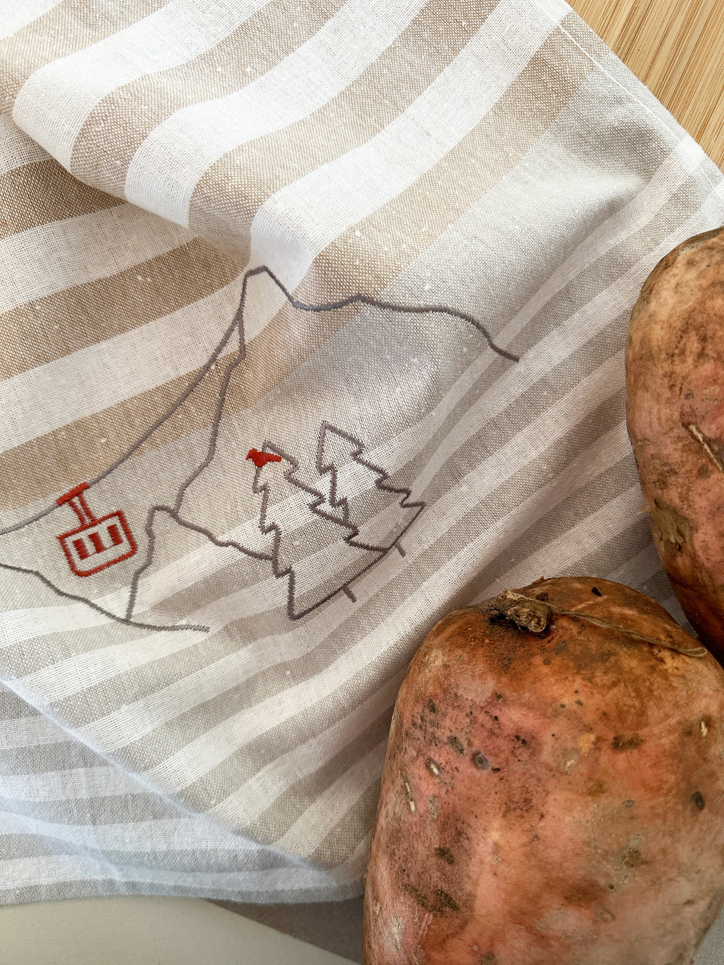 Grubentuch Keukenhanddoek Berglandschap