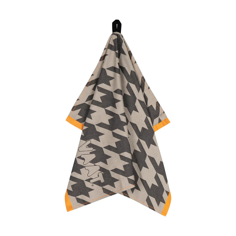 VAAT Handdoeken giftset I Love Pied De Poule zwart