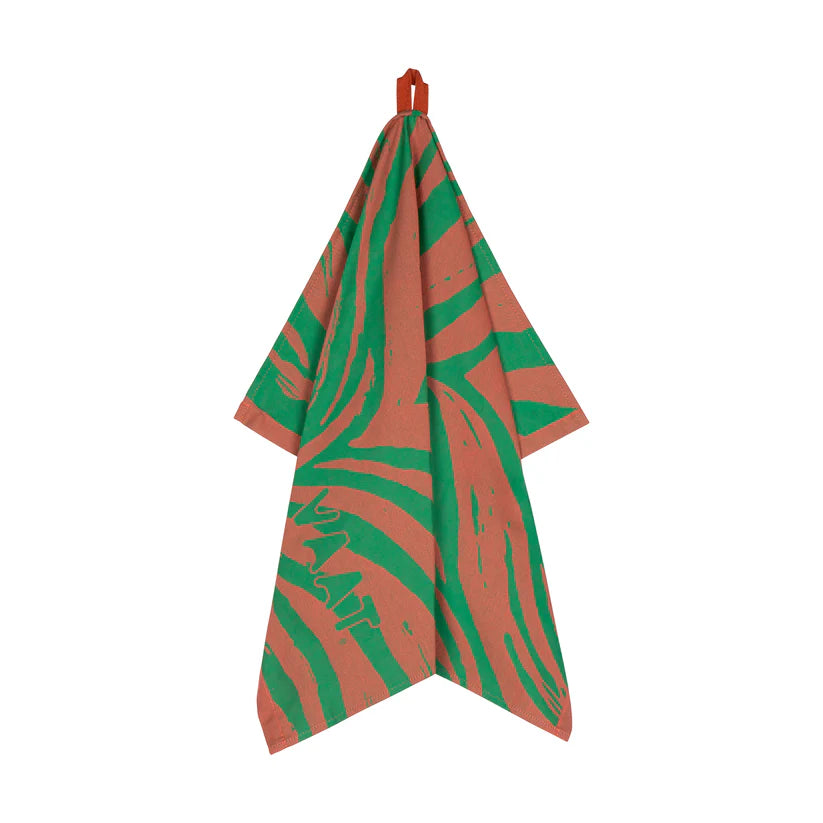 VAAT Handdoeken giftset I Love Zebra groen