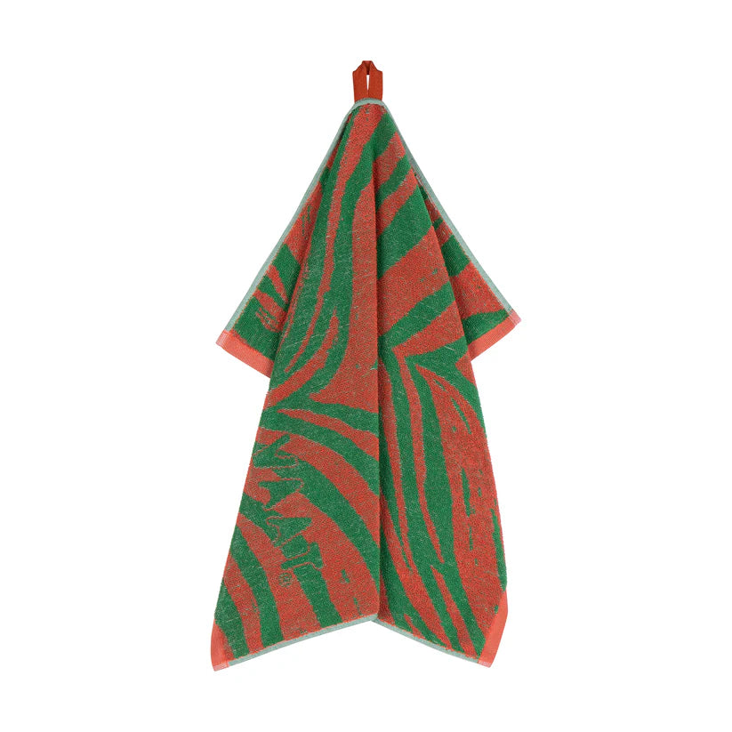 VAAT Handdoeken giftset I Love Zebra groen
