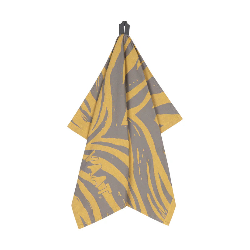 VAAT Handdoeken giftset I Love Zebra geel