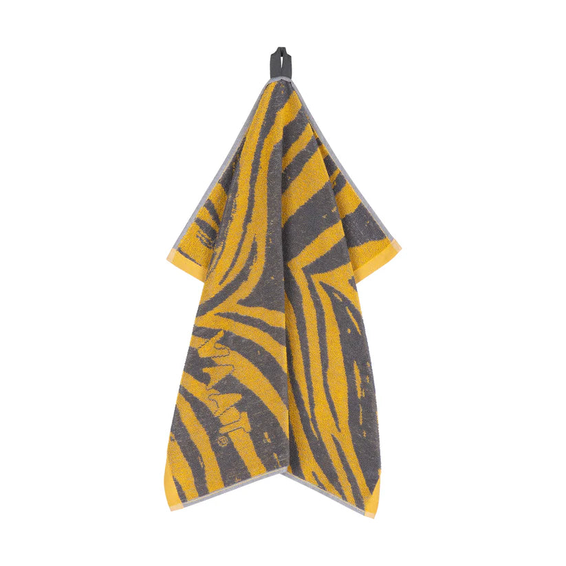 VAAT Handdoeken giftset I Love Zebra geel