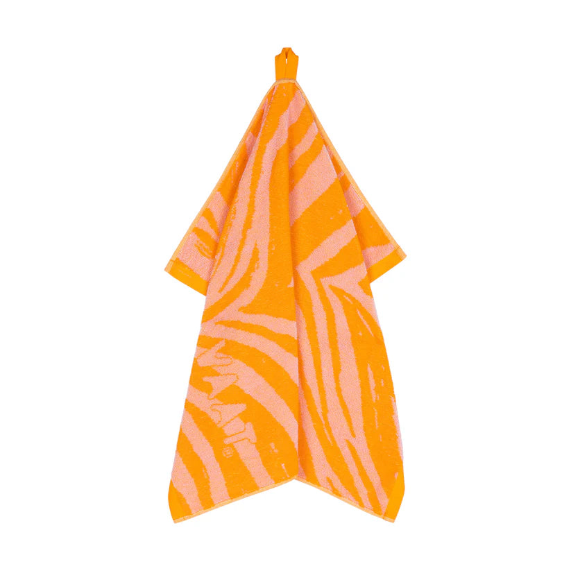 VAAT Handdoeken giftset I Love Zebra oranje