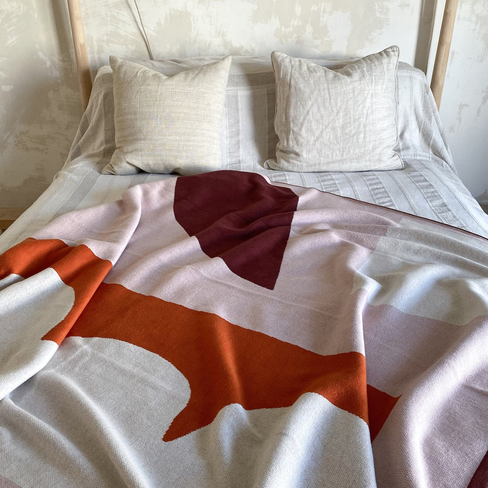 Sophie Home Kussen Orbi orange - Oosterlinck