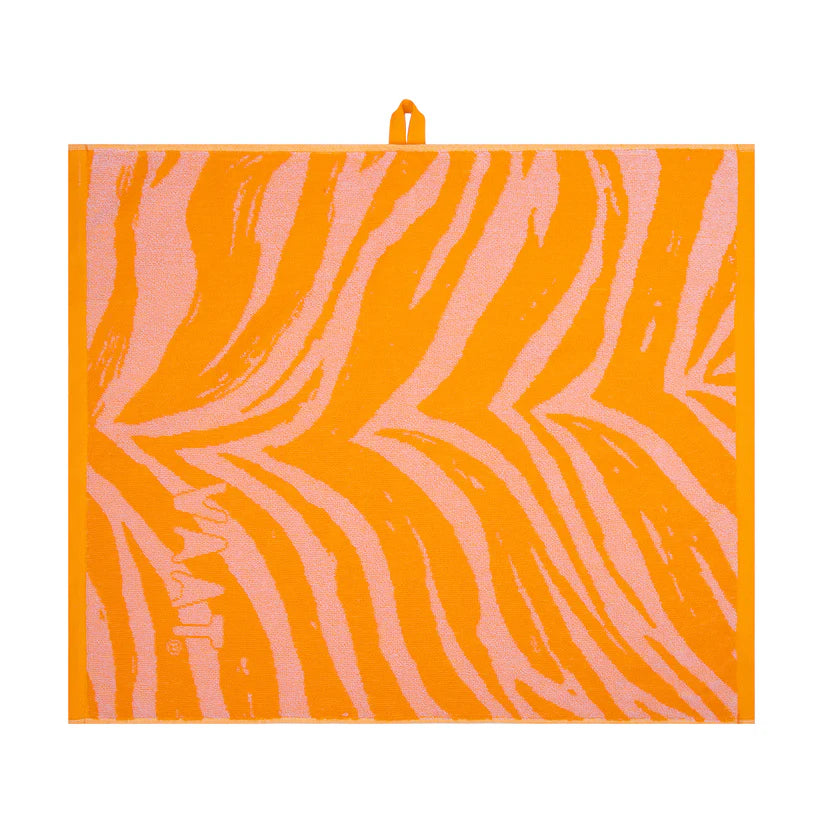 VAAT Handdoeken giftset I Love Zebra oranje