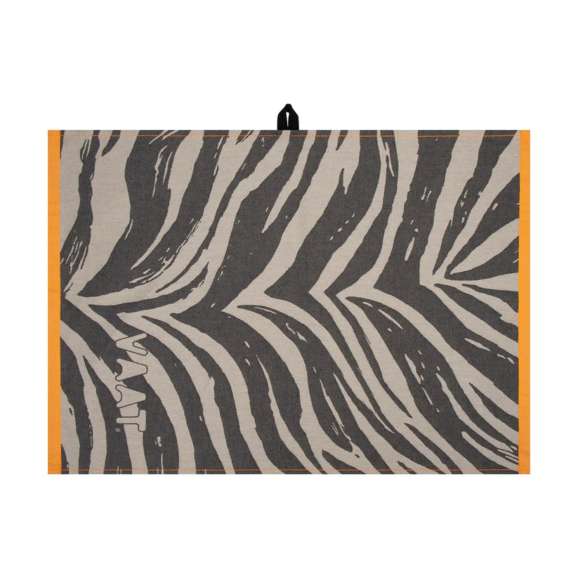 VAAT Handdoeken giftset I Love Zebra zwart