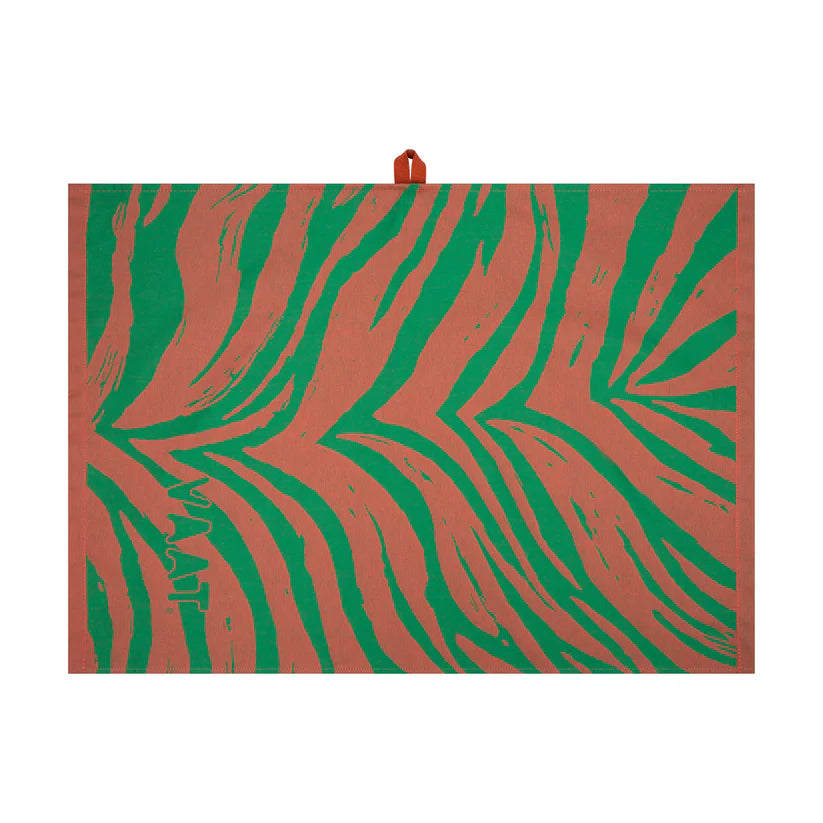 VAAT Handdoeken giftset I Love Zebra groen