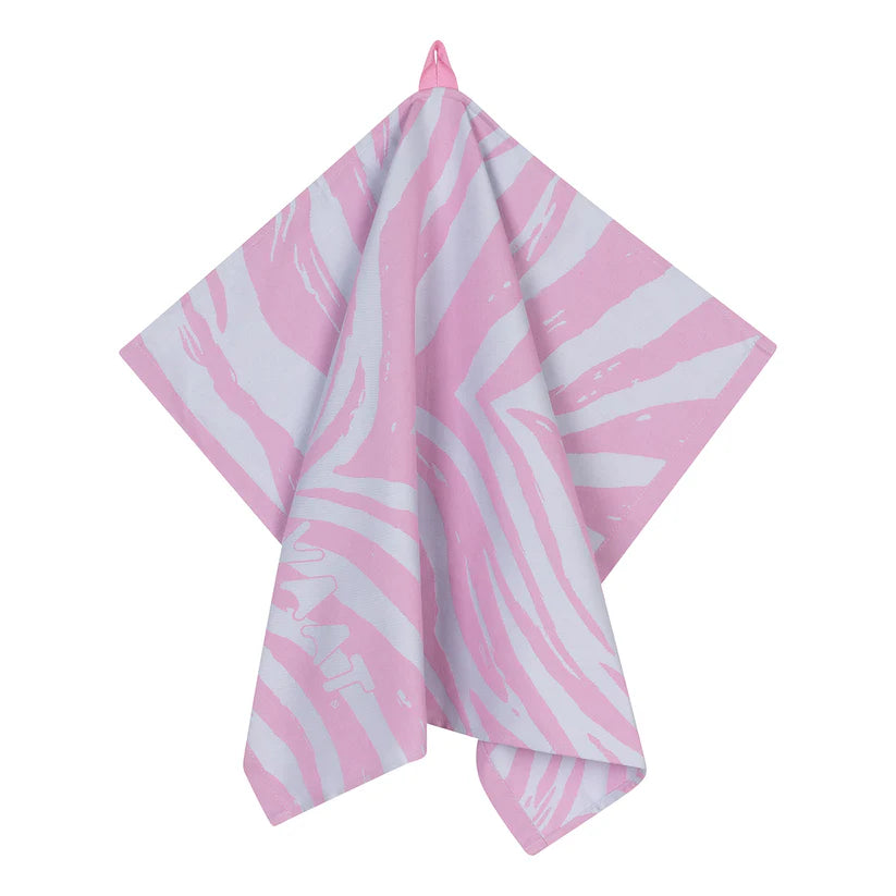 VAAT Handdoeken giftset I Love Zebra roze/blauw
