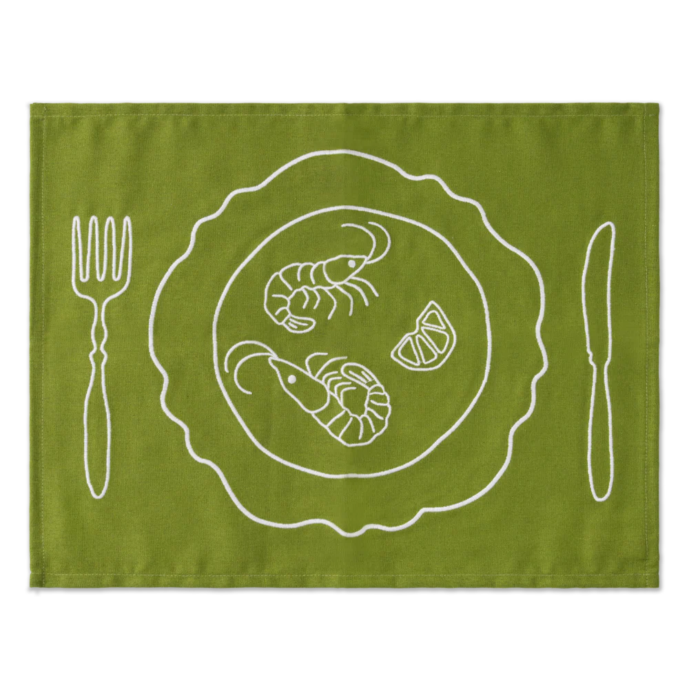 Kulu Club Linnen placemats Diet starts tomorrow / set van 2