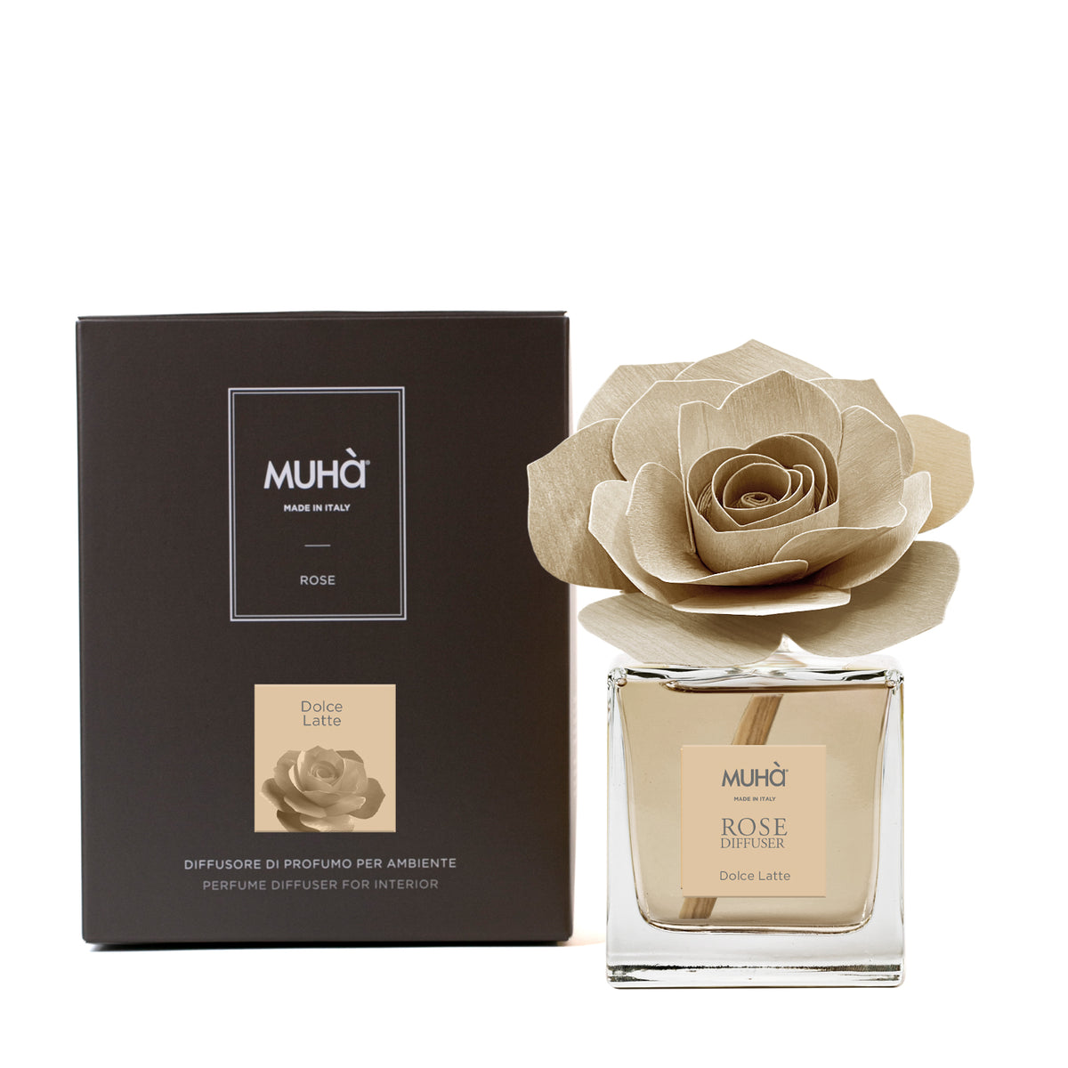 Muhà Diffuser Rose 100ml Dolce Latte