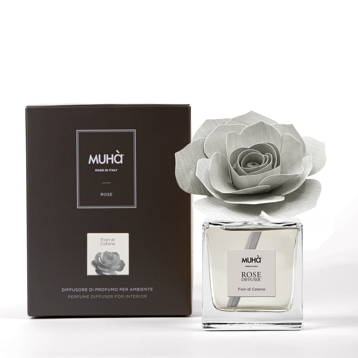 Muhà Diffuser Rose 100ml Cotton Flower