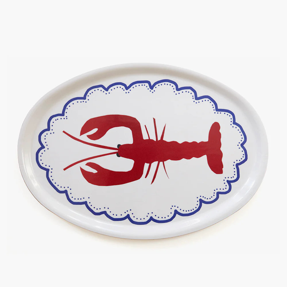 Blu Kat Serveerplateau ovaal Lobster - Oosterlinck Home