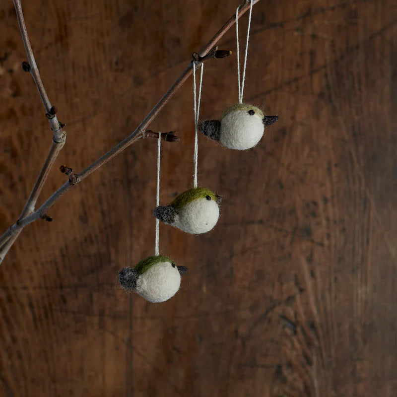 Gry & Sif Vogeltjes groen - set van 3