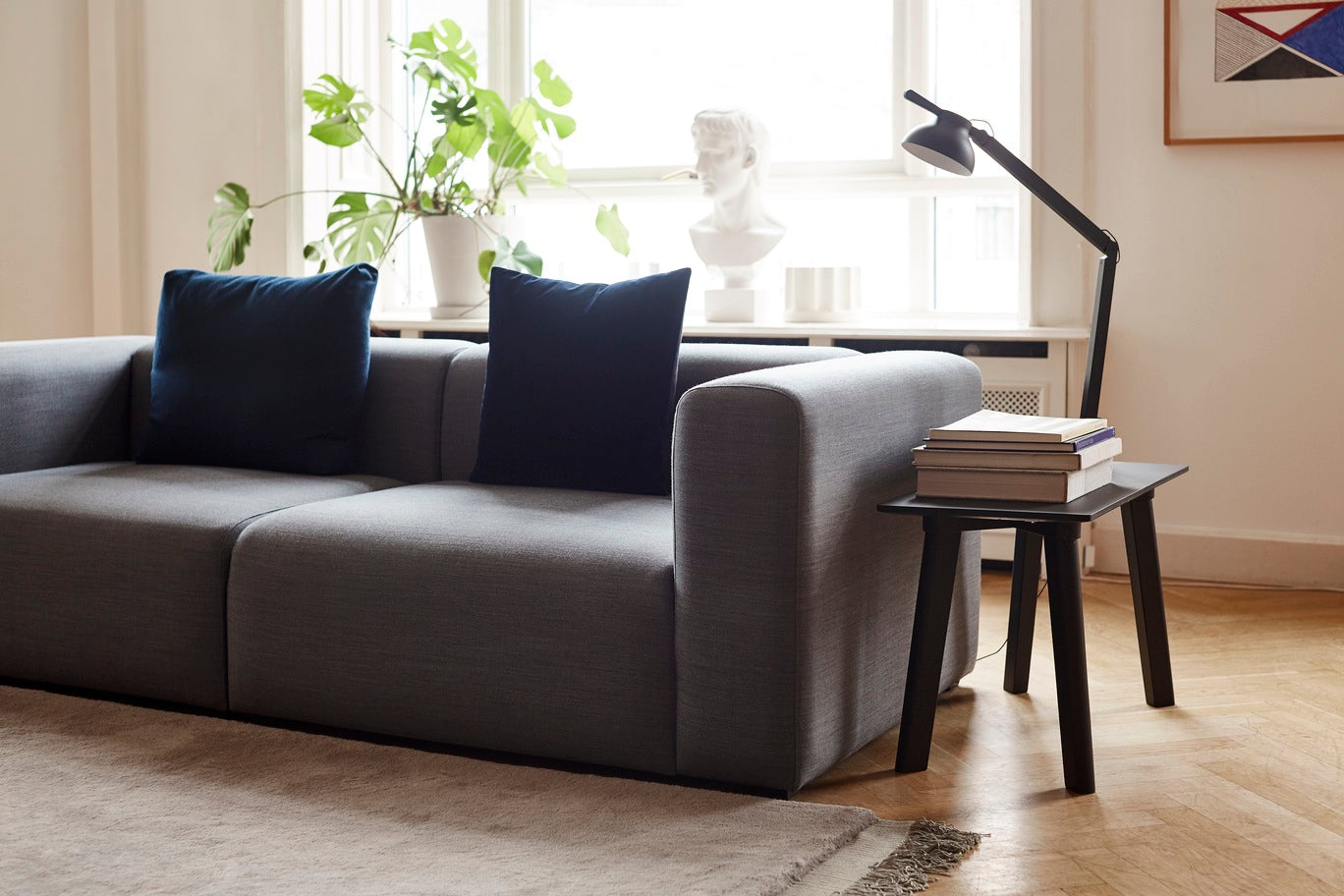 Hay - Mags sofa 2,5-zit combinatie 1 - Hallingdal 116 grijs - Oosterlinck