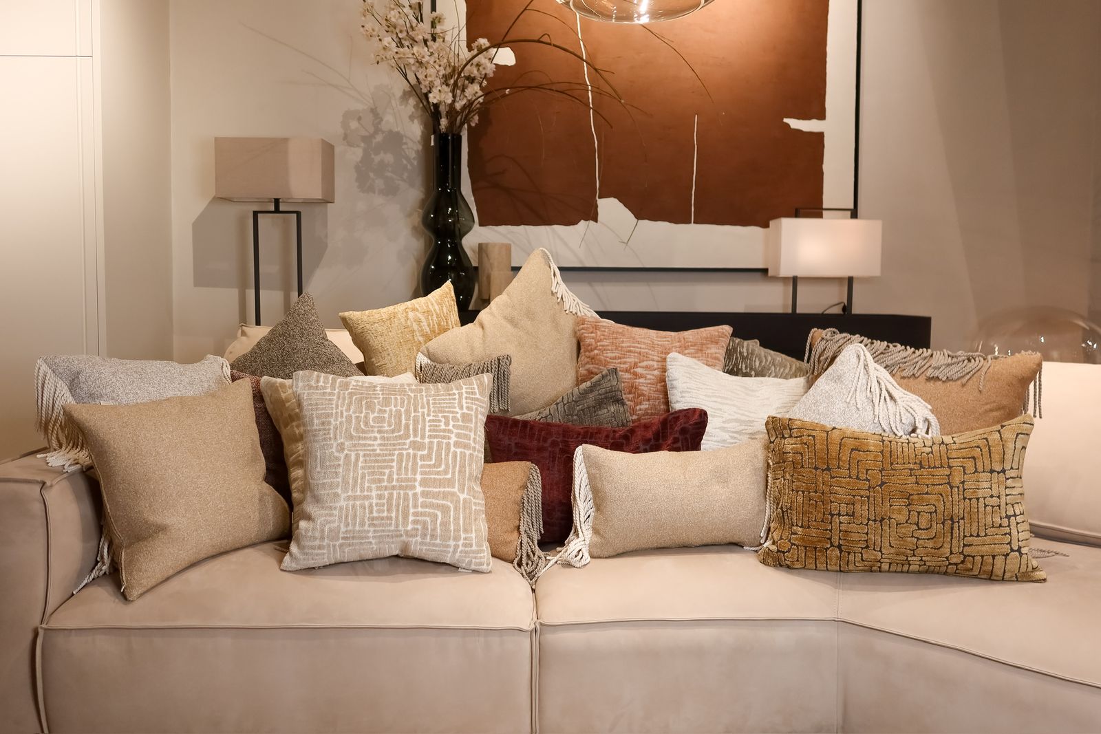 MENZA Autumn whispers kussen Veronique De Kock - Oosterlinck Home