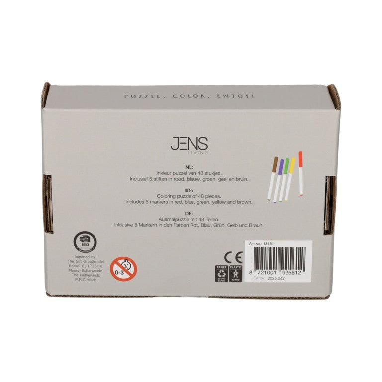 Jens Living Kleurpuzzel