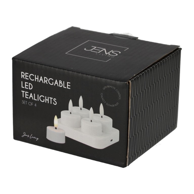 Jens Living Oplaadbare LED theelichtjes set