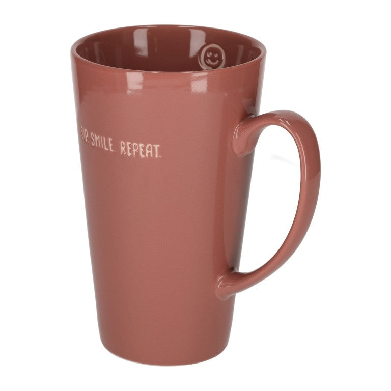 Jens Living Shiny mug XL "Sip. Smile.Repeat"